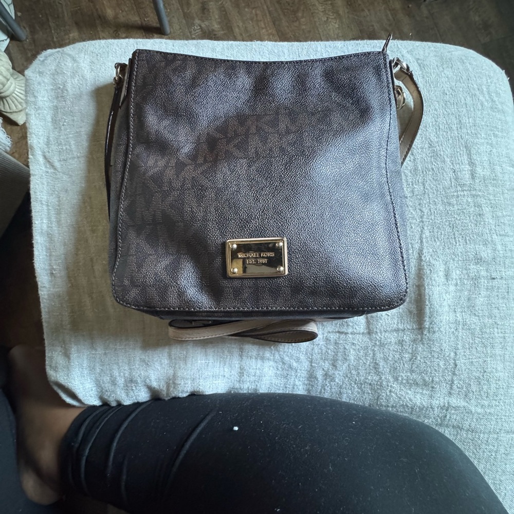 Michael Kors Dark Brown Crossbody Bag